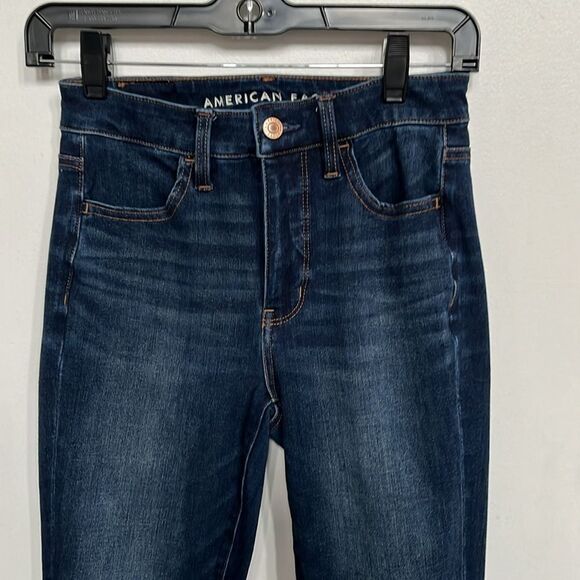 American Eagle Super High Rise Jeggings Size 0 - Picture 2 of 7